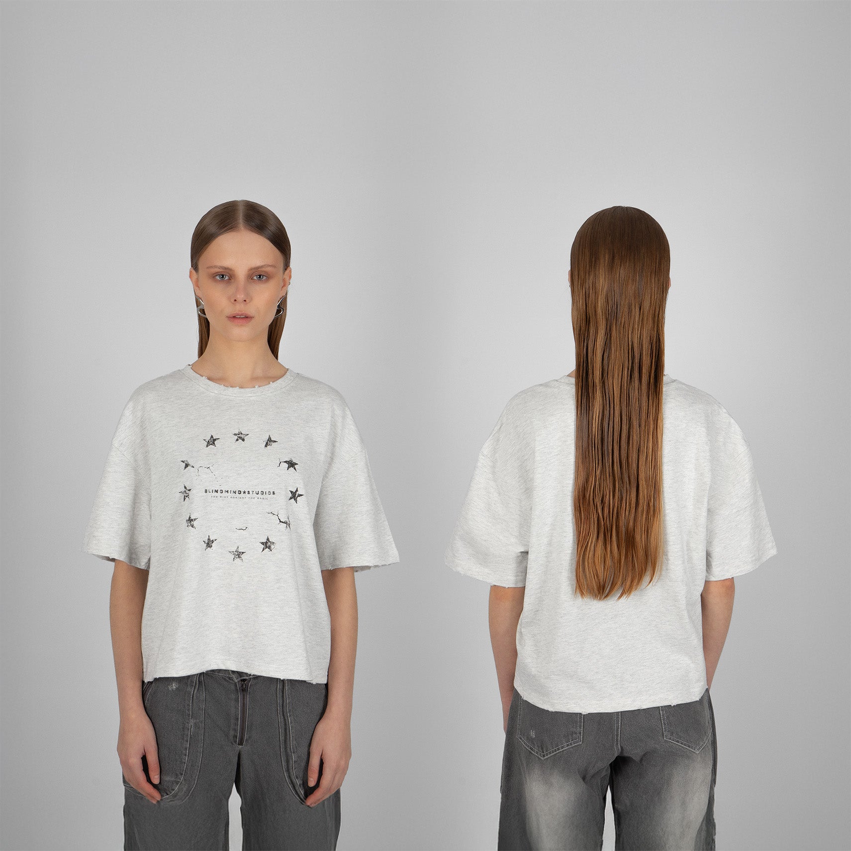 CELESTIAL RUINS SHIRT GREY
