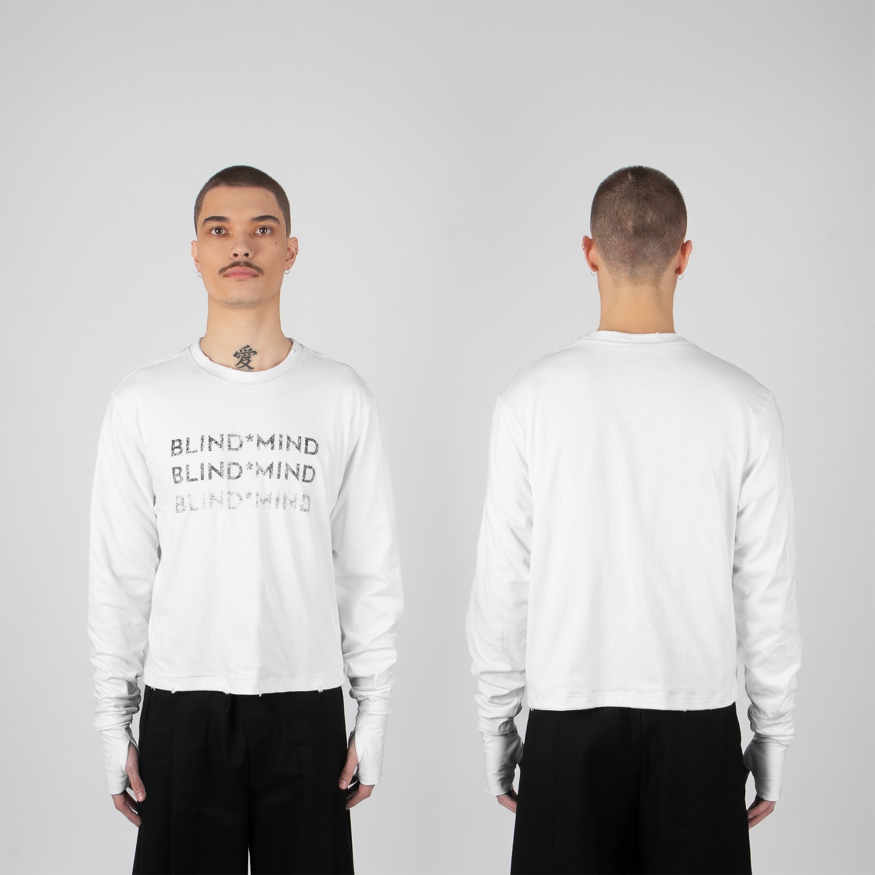 DOUBLE LAYERED LONGSLEEVE WHITE